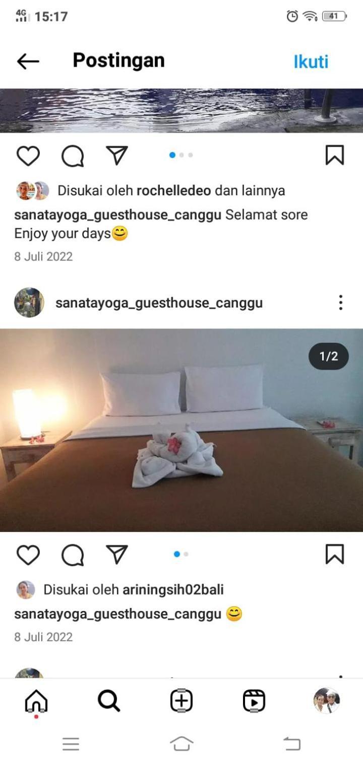 Sanata Yoga Guesthouse Canggu  Bagian luar foto